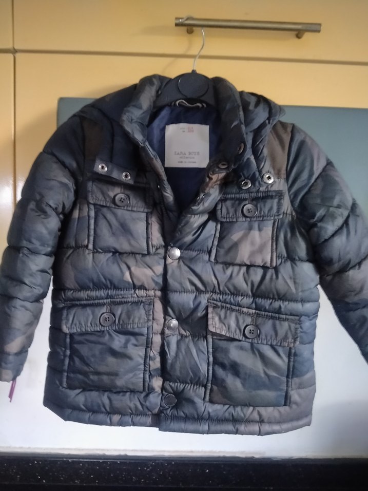 ZARA 2-3 YAŞ KAMUFLAJ ÇOCUK MONTU - Görsel 2