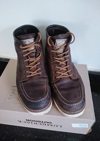 HAKİKİ NUBUK Kahverengi Bağcıklı Erkek Bot - Görsel 3