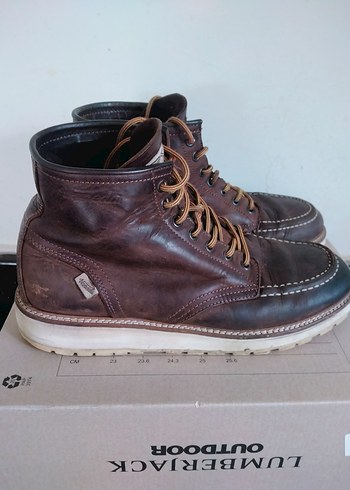 HAKİKİ NUBUK Kahverengi Bağcıklı Erkek Bot - Görsel 2