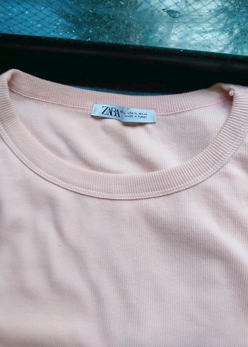 xl Beden ZARA Beyaz ve Pastel Mini Pamuklu Spor Atlet