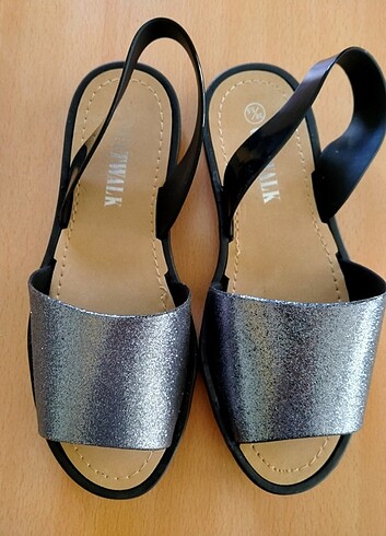 CATWALK Gümüş bayan sandalet 