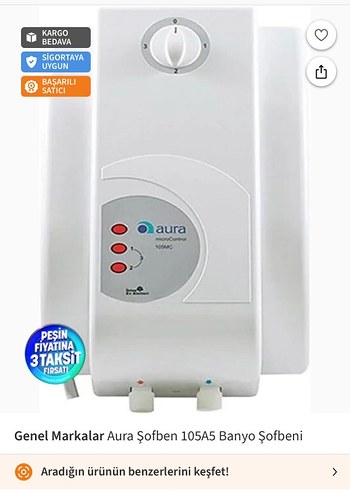 Beyaz Elektrikli Su Isıtıcısı - Görsel 6