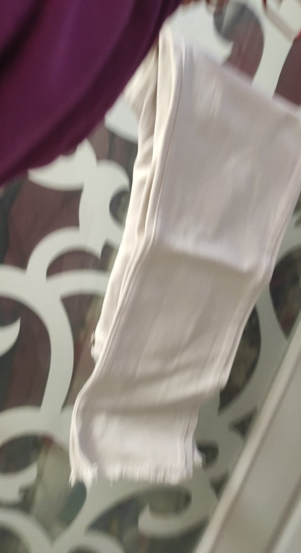 Beyaz Düğmeli Rahat Kesim Midi Kot Pantolon - Görsel 2