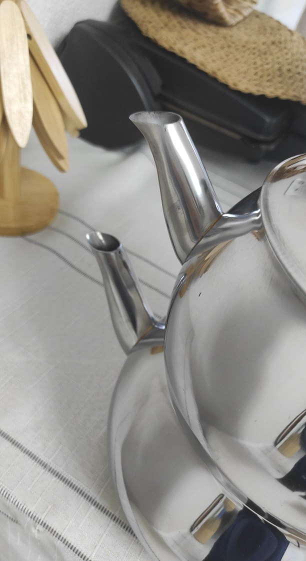 AYSWORD Beyaz Gri Çaydanlık Seti - Görsel 3