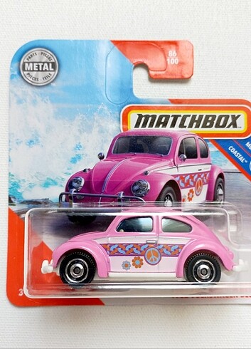 Matchbox Pembe Volkswagen Beetle vosvos