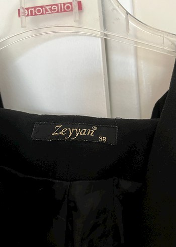 Kapüşonlu Siyah Kaban&trençkot - Görsel 2