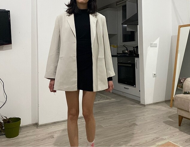 l Beden ten rengi Renk Blazer Ceket