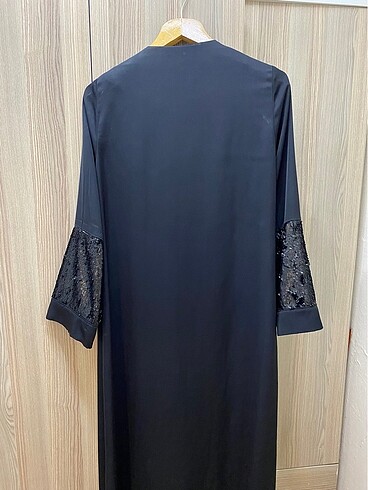 38 Beden siyah Renk Abaya ferace