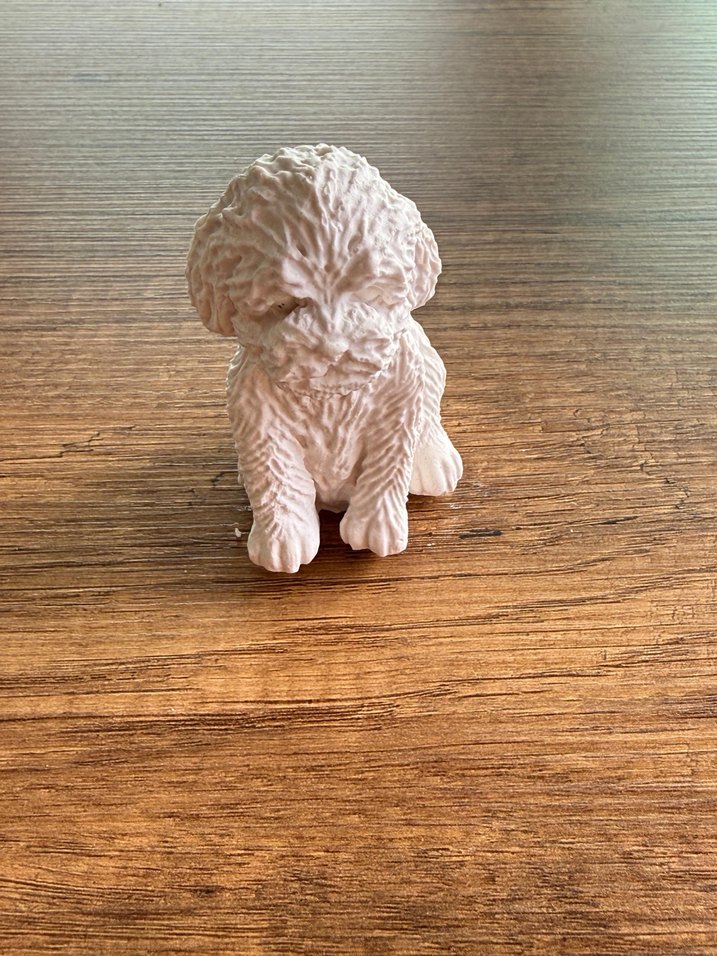 Beyaz Köpek Figürü - Görsel 2