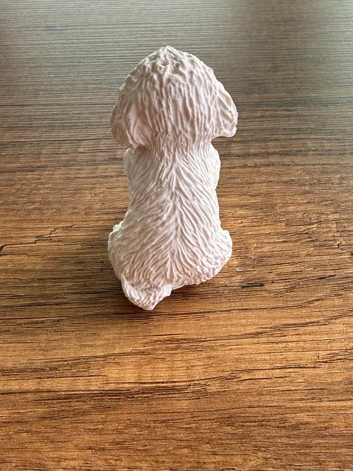 Beyaz Köpek Figürü - Görsel 3