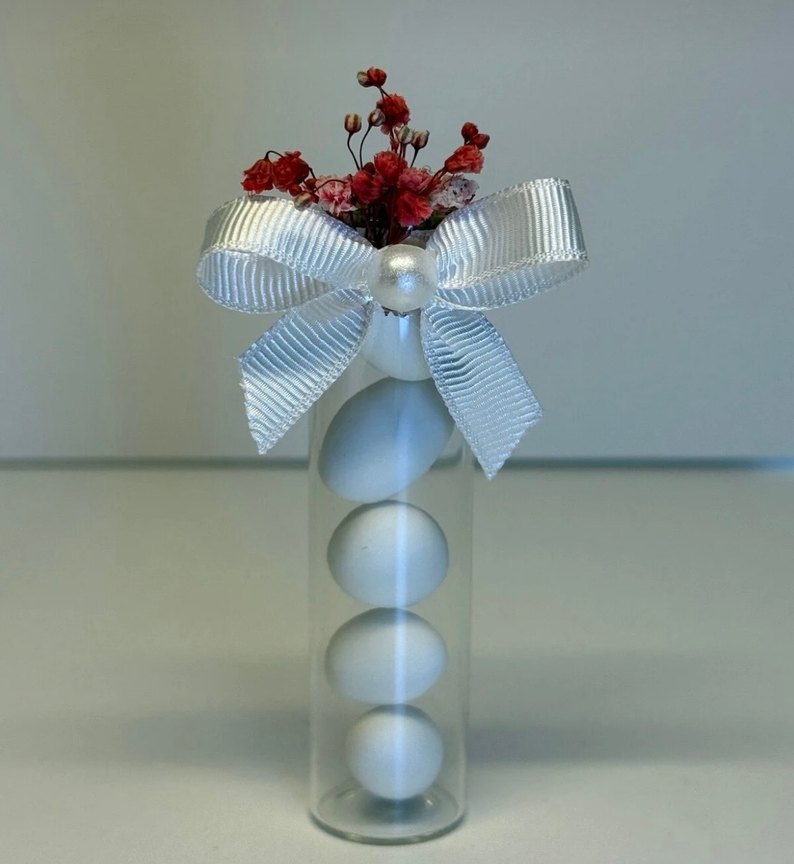 Fiyonk Süslemeli Nikah Şekeri Hediyeliği - Görsel 4