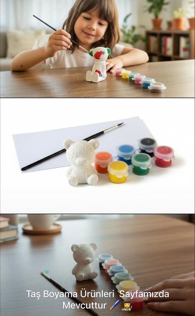 Beyaz Taş Boyama Eğitici - Görsel 3