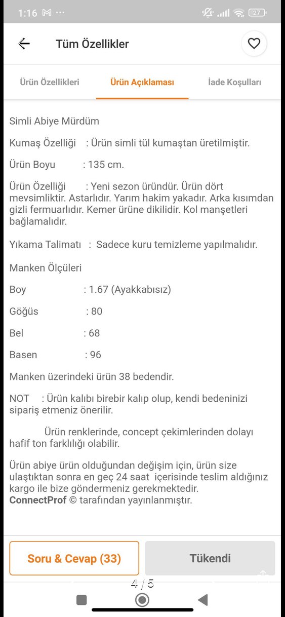 Simli Tesettür Abiye Elbise - Görsel 4
