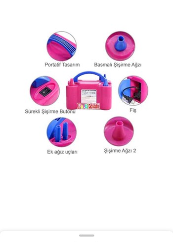 Balon şişirme makinası - Görsel 2