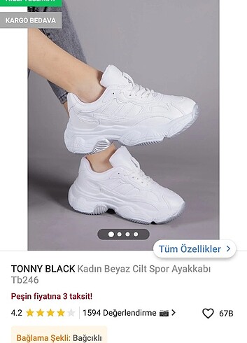 Spor ayakkabi tonyy blac SATILDIIII