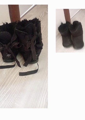 siyah süet bot kız çocuk 23 numara