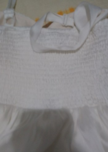 Beyaz Straplez Mini Gelinlik - Görsel 3