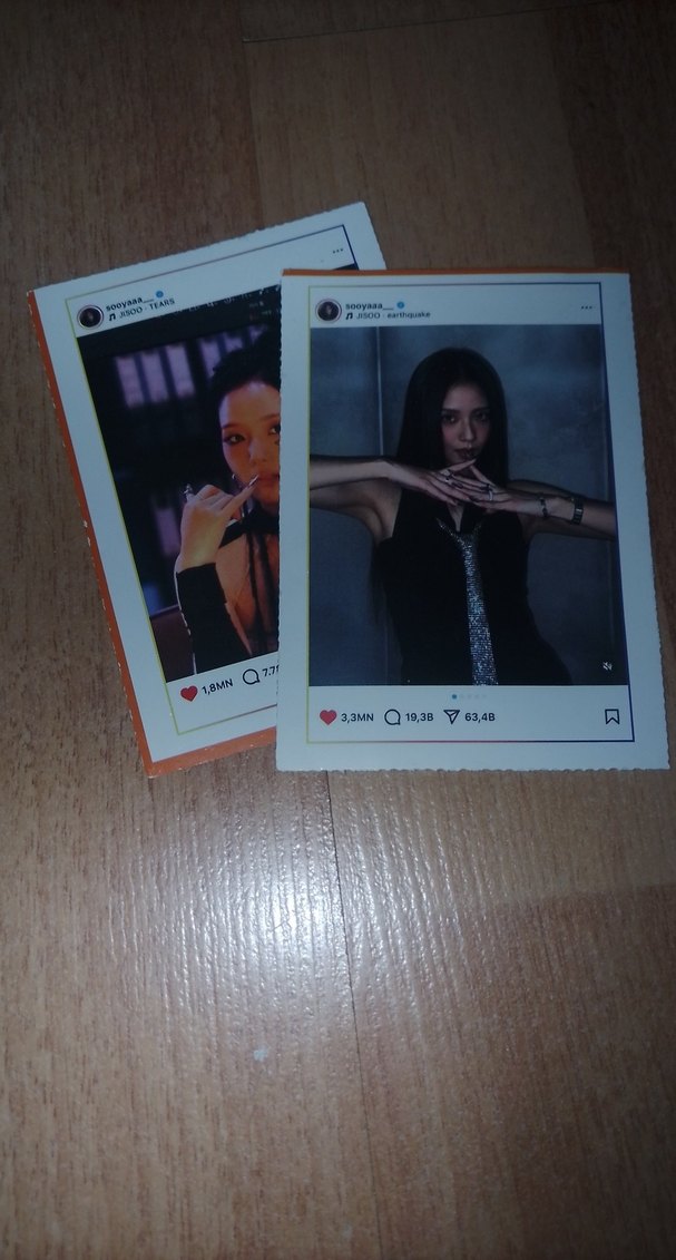 jısoo lu Sosyal Medya Temalı Fotoğraf Kartları - Görsel 2