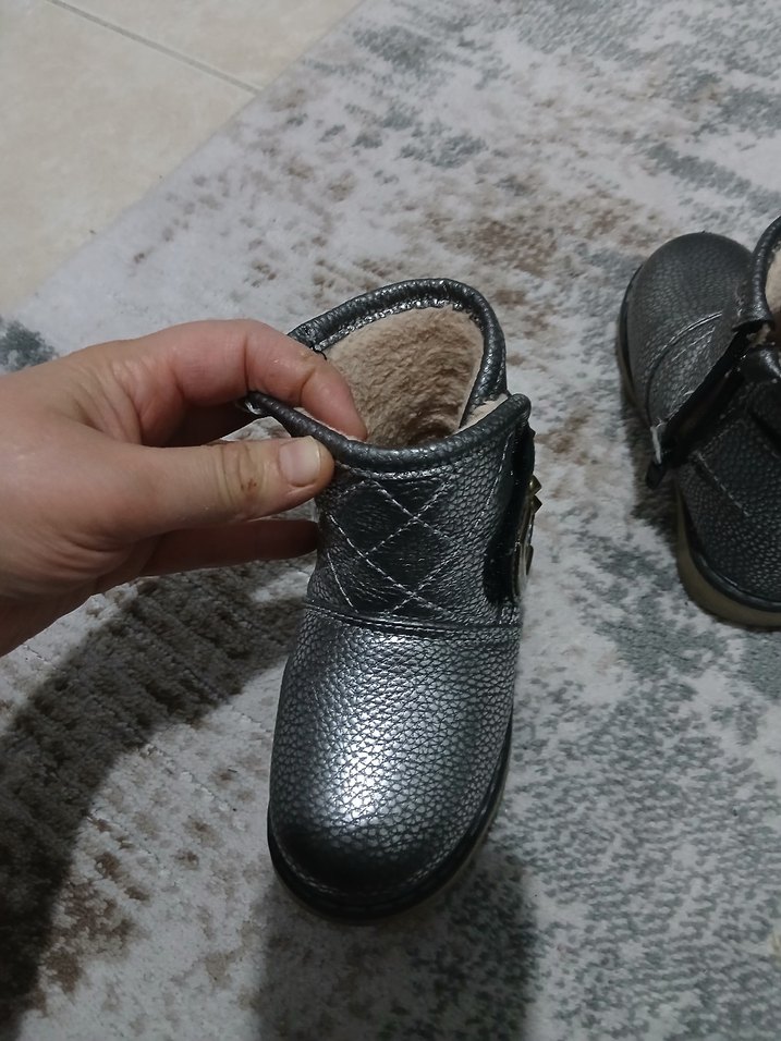 Kız Çocuk Deri Tokalı Bot - Görsel 4