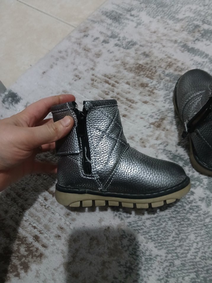 Kız Çocuk Deri Tokalı Bot - Görsel 5