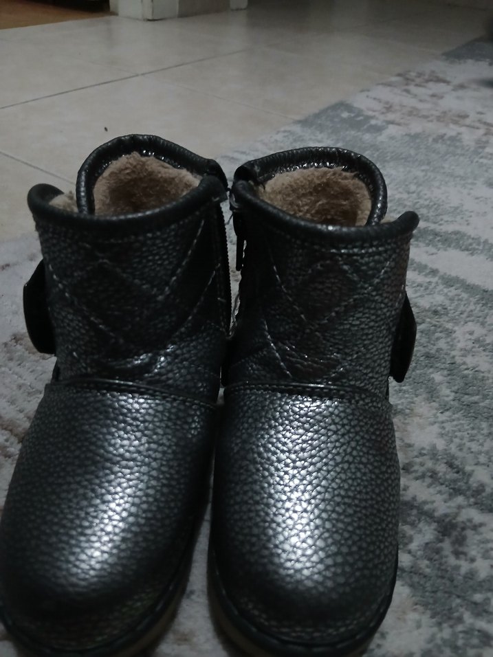 Kız Çocuk Deri Tokalı Bot - Görsel 2