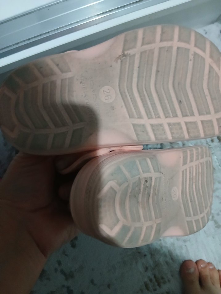 Düğmeli Pembe Kız Terlikleri - Görsel 3