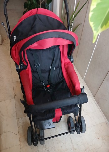 Kırmızı Bebek Arabası - Görsel 2