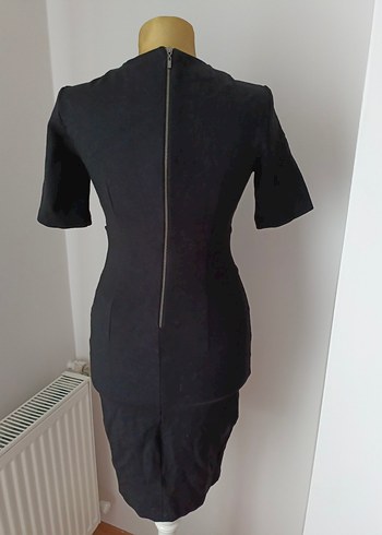 Siyah Midi Goth Kadın Elbise - Görsel 4