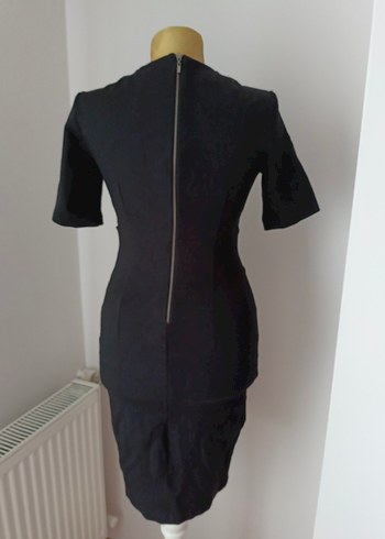 Siyah Midi Goth Kadın Elbise - Görsel 3