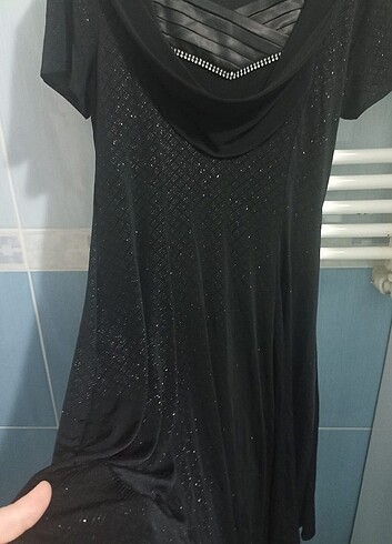xl Beden siyah Renk gece elbisesi abiye