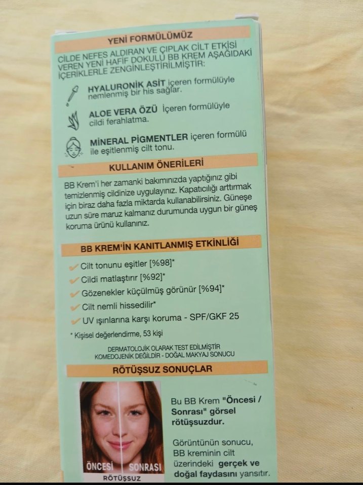 Garnier BB Krem Açık Ton - Görsel 2
