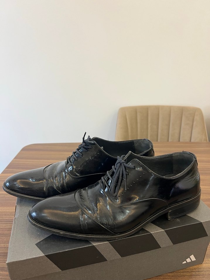 Siyah Erkek Smokin Ayakkabısı - Görsel 3