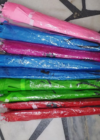 Sarı Pop Art Fermuarlı Kadın Şemsiye - Görsel 3