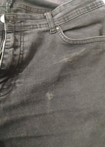 Erkek Siyah Gri Denim Regular Fit Pantolon - Görsel 5