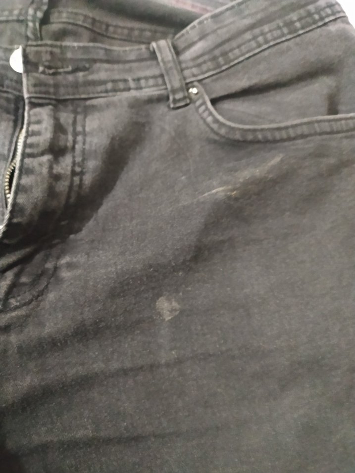 Erkek Siyah Gri Denim Regular Fit Pantolon - Görsel 5