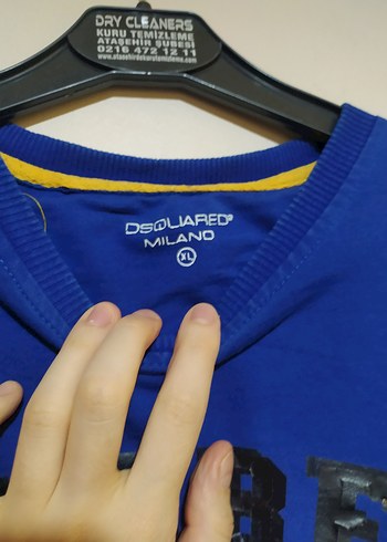 DSquared2 Mavi Baskılı Kadın Sweatshirt