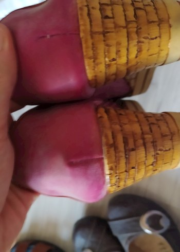 Diğer Pastel Pembe Dolgu Topuklu Kadın Babet