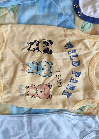 çeşitli Kolsuz Bebek Body - Görsel 3