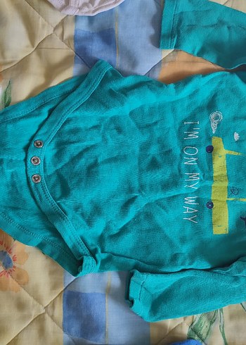 Renkli Erkek Bebek  Çıtçıtlı Body - Görsel 7