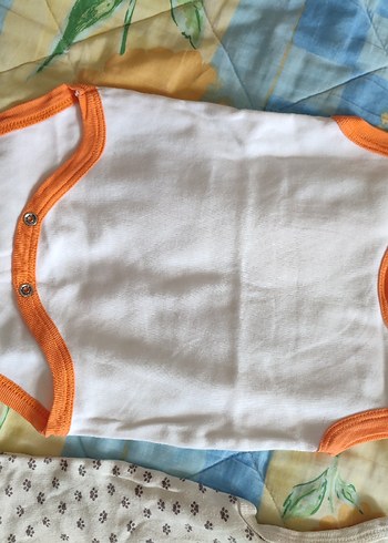 Renkli Erkek Bebek  Çıtçıtlı Body - Görsel 5