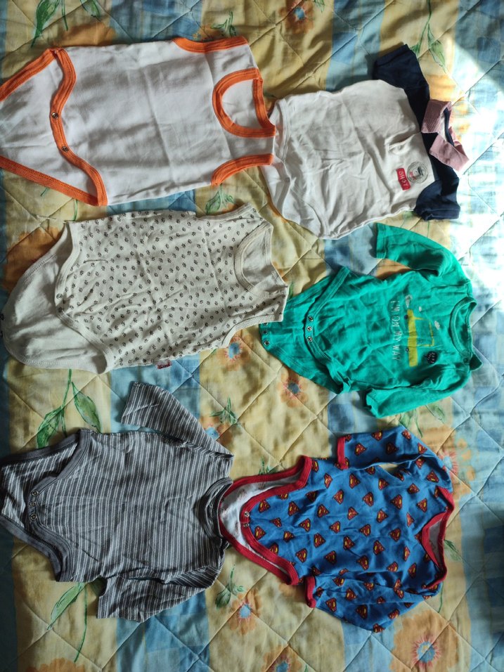 Renkli Erkek Bebek  Çıtçıtlı Body - Görsel 2