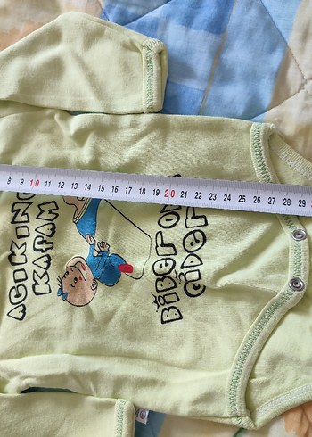 Erkek Bebek Uzun Kollu Pamuklu Body - Görsel 4