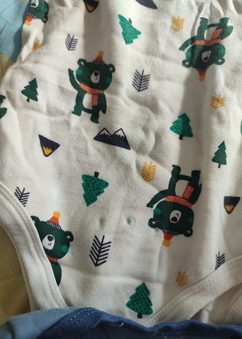 Renkli Uzun Kollu Bebek zıbın - Görsel 4