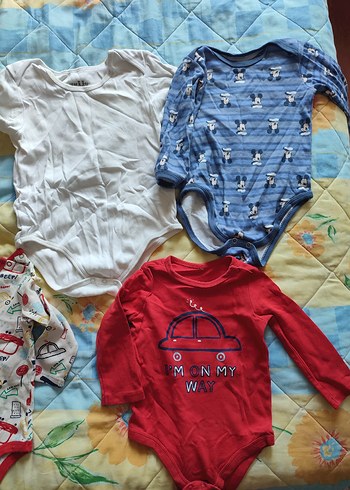 Renkli Uzun Kollu Bebek zıbın - Görsel 3