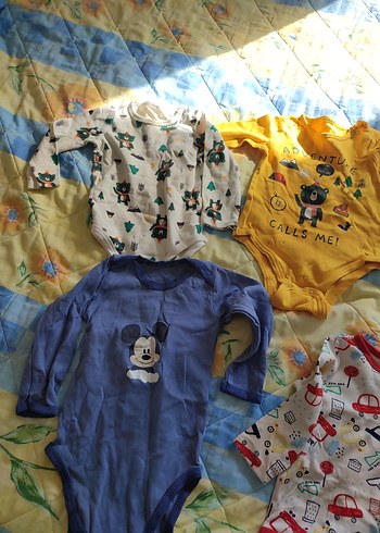 Renkli Uzun Kollu Bebek zıbın - Görsel 2