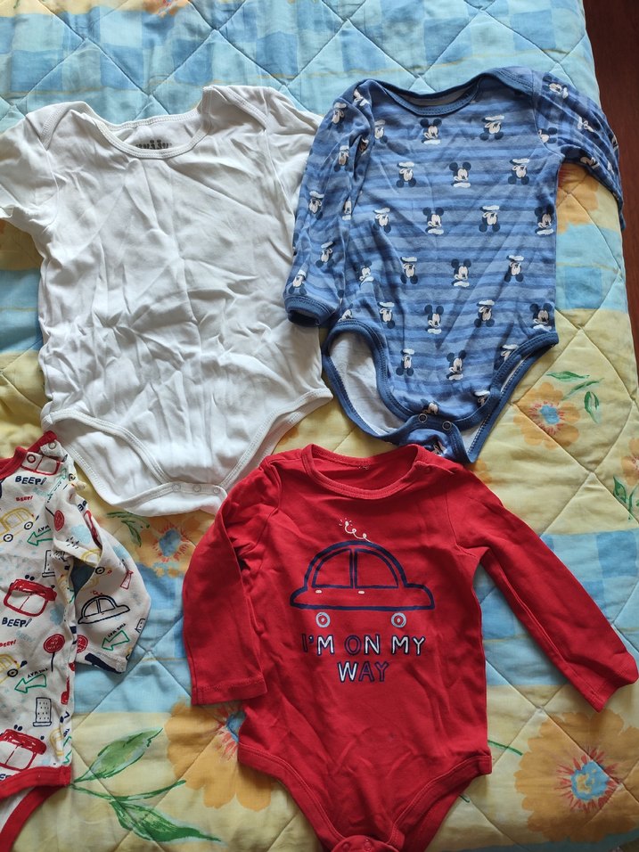 Renkli Uzun Kollu Bebek zıbın - Görsel 3