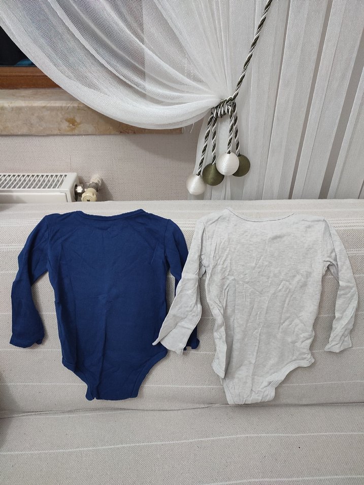 ikili erkek çocuk çıtçıtlı body - Görsel 2