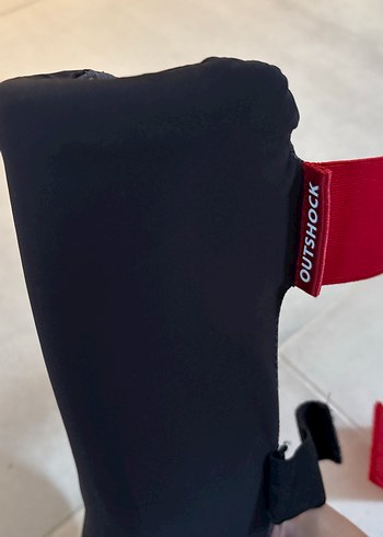 Siyah Biker Diz Koruyucu Velcro Bantlı - Görsel 2