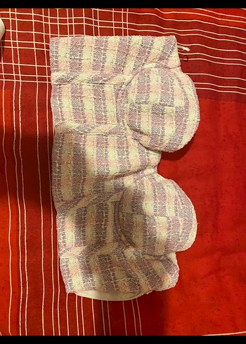 ZARA Pembe Mini Straplez Bustiyer - Görsel 3