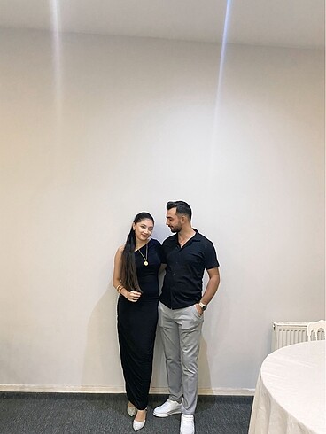 Trendyol & Milla Siyah uzun elbise